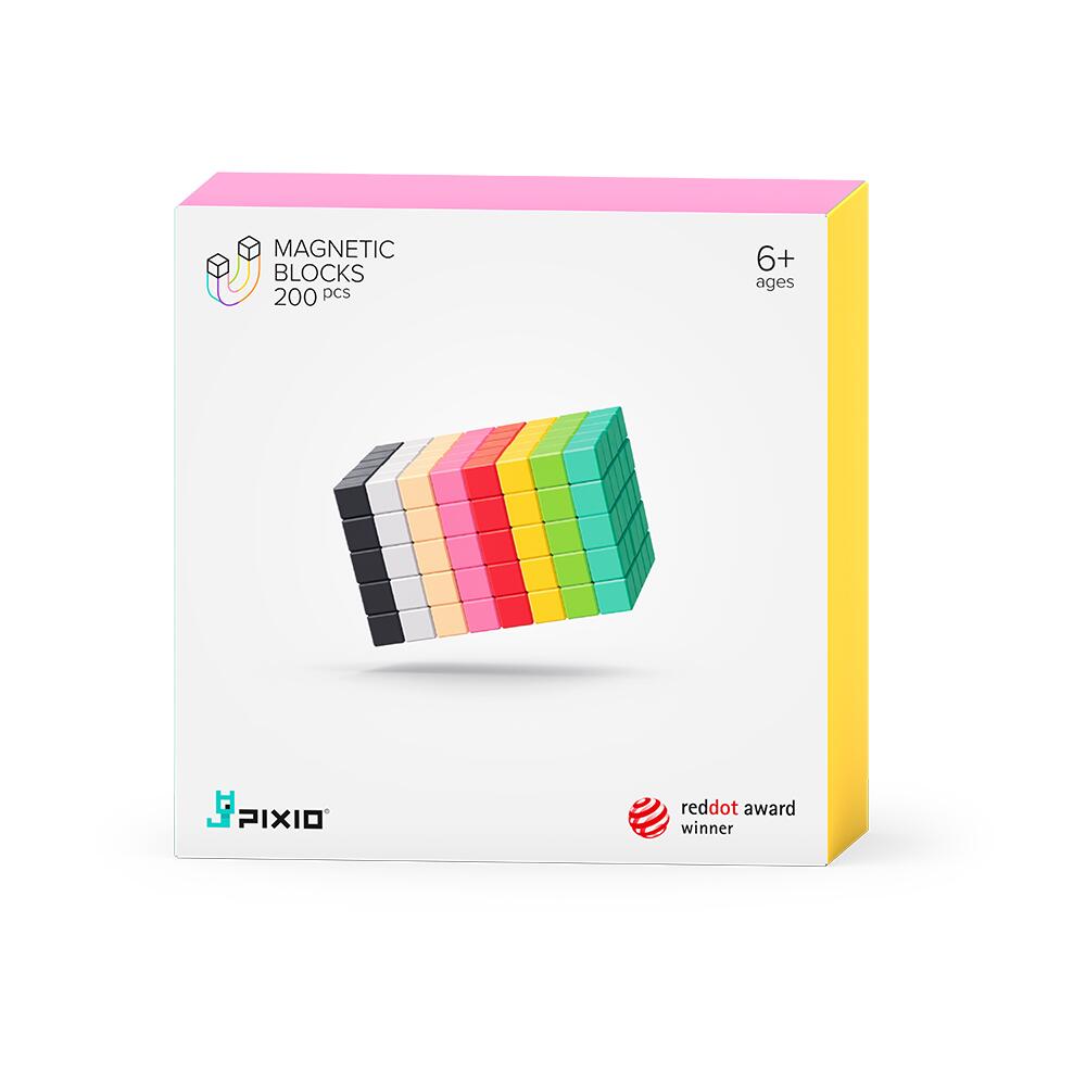 Pixio-PIXIO-200 İnteraktif Mıknatıslı Manyetik Blok Oyuncak-İnteraktif Oyuncak-1-Milagron.com