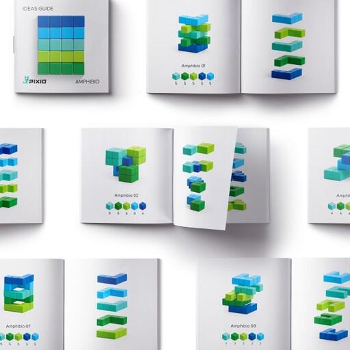 Pixio-Pixio Abstract Amphibio İnteraktif Mıknatıslı Manyetik Blok Oyuncak-İnteraktif Oyuncak-3-Milagron.com