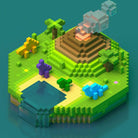 Pixio-Pixio Mini Dinos İnteraktif Mıknatıslı Manyetik Blok Oyuncak-İnteraktif Oyuncak-3-Milagron.com