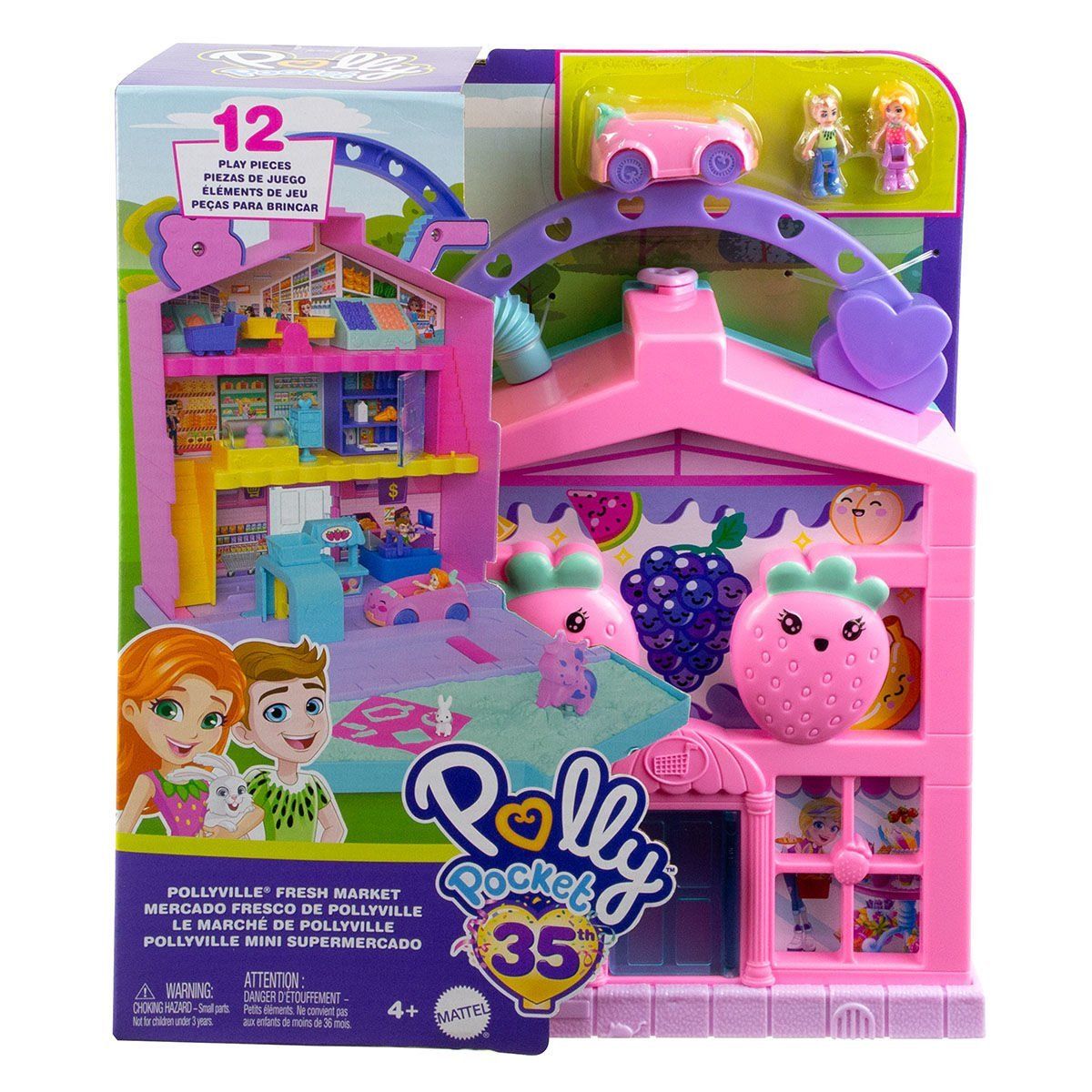 Poly Pocket ve Arkadaşları-Polly Pocket Eğlenceli Market Oyun Seti-Oyuncak Bebek ve Oyun Setleri-1-Milagron.com