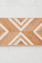 Postotto Design Studio-Geometrik Çift Kişilik Ahşap Yatak/ Baza Başlığı-Yatak-4-Milagron.com