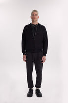 Qollanchi-Virtus Bomber - Jet Black-Ceket-1-Milagron.com