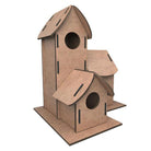 Redka - KumToys-Kum Boyanabilir 3'Lü Kuş Evi Bird House-Oyuncak-2-Milagron.com