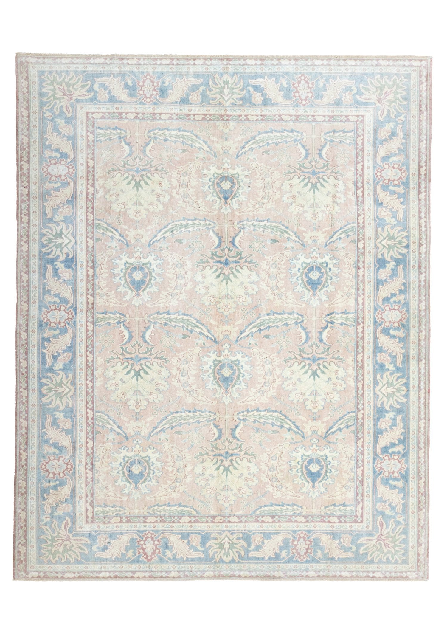 Soho Antiq-Adal Rustik Desenli El Dokuma Yün Halı 217x275 Cm-Halı-1-Milagron.com