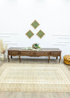 Soho Antiq-Asher Geometrik Desenli Döşemealtı Yün Halı 164x248 Cm-Halı-2-Milagron.com