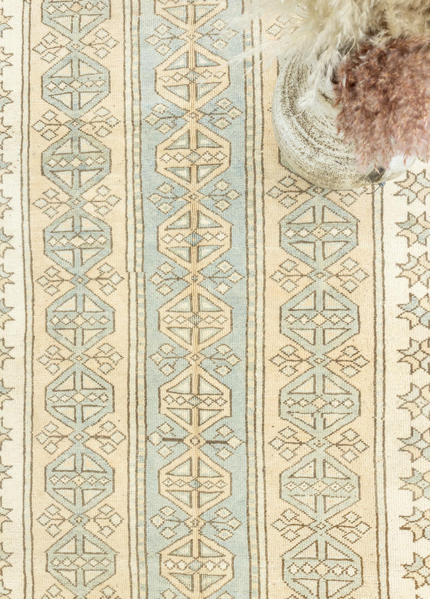 Soho Antiq-Asher Geometrik Desenli Döşemealtı Yün Halı 164x248 Cm-Halı-3-Milagron.com