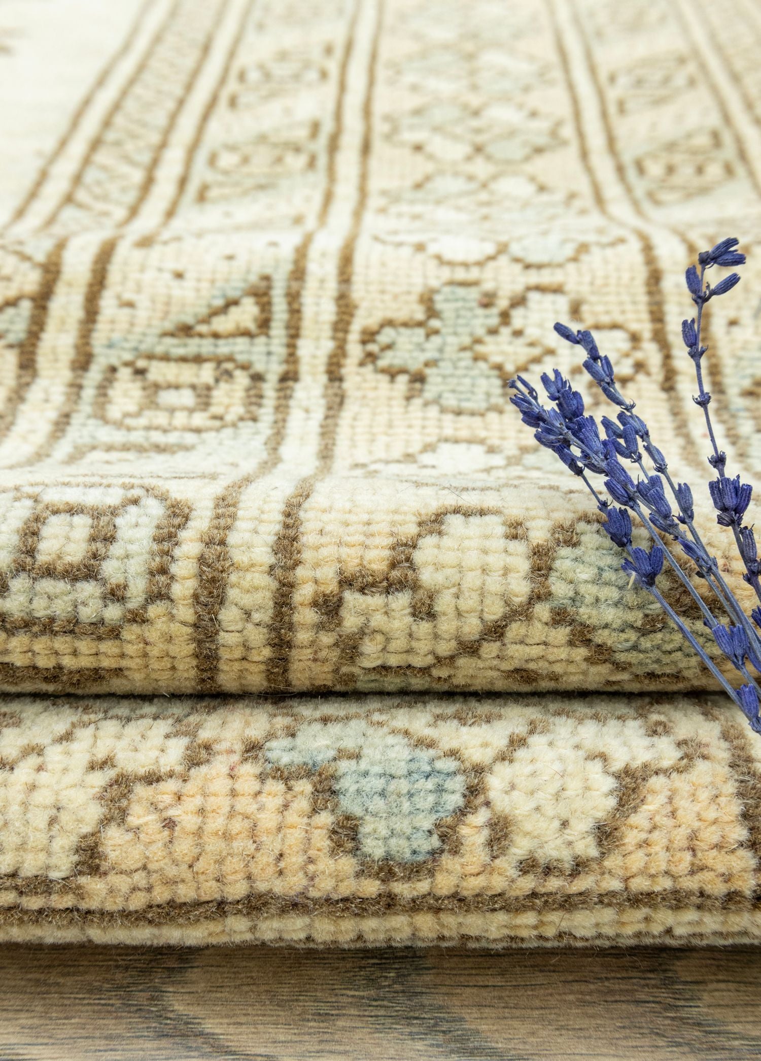 Soho Antiq-Asher Geometrik Desenli Döşemealtı Yün Halı 164x248 Cm-Halı-5-Milagron.com