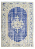 Soho Antiq-Asifa Madalyon Desenli El Dokuma Vintage Halı 220x304-Halı-1-Milagron.com