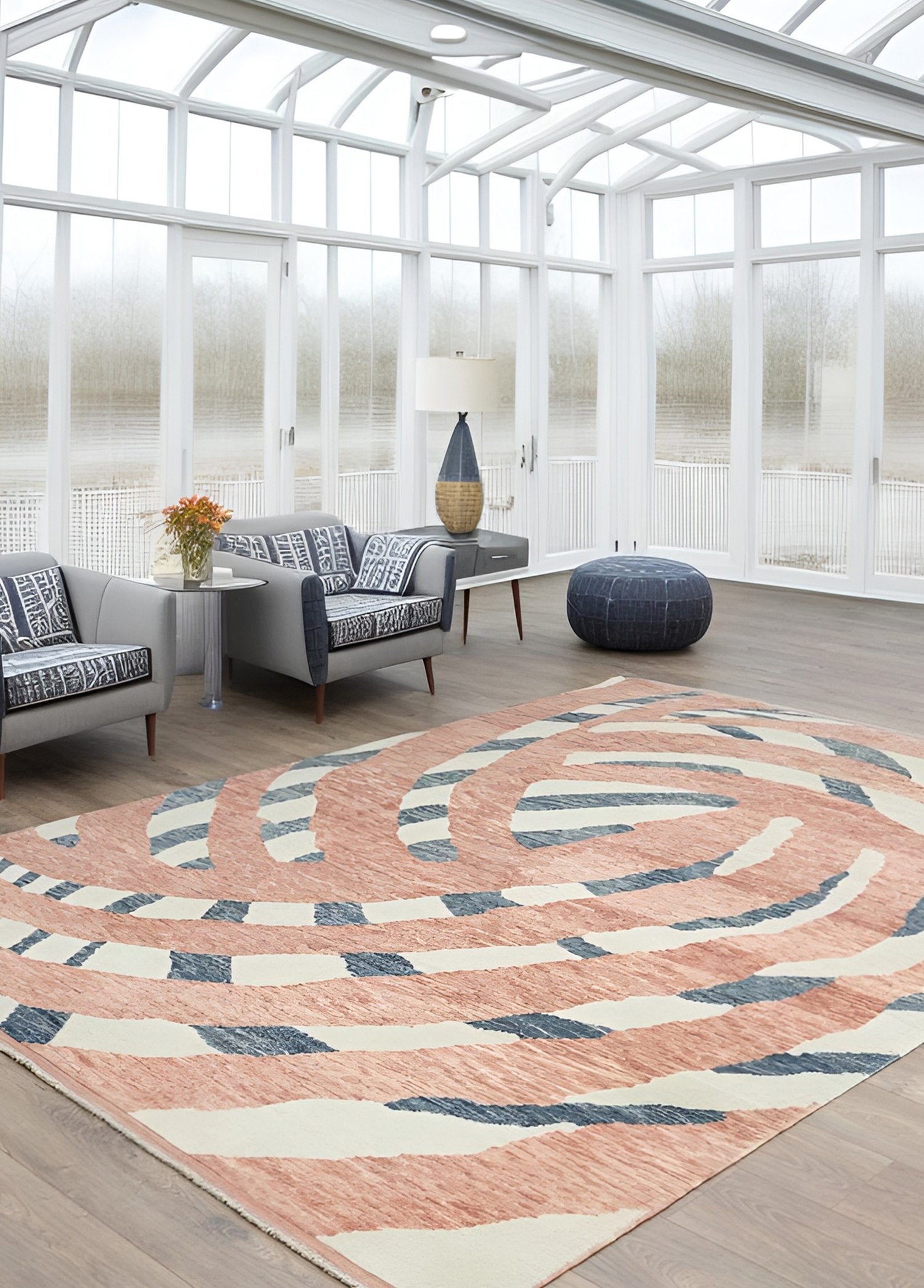 Soho Antiq-Asilah Modern Tasarım El Dokuma Halı 213x302 Cm-Halı-2-Milagron.com