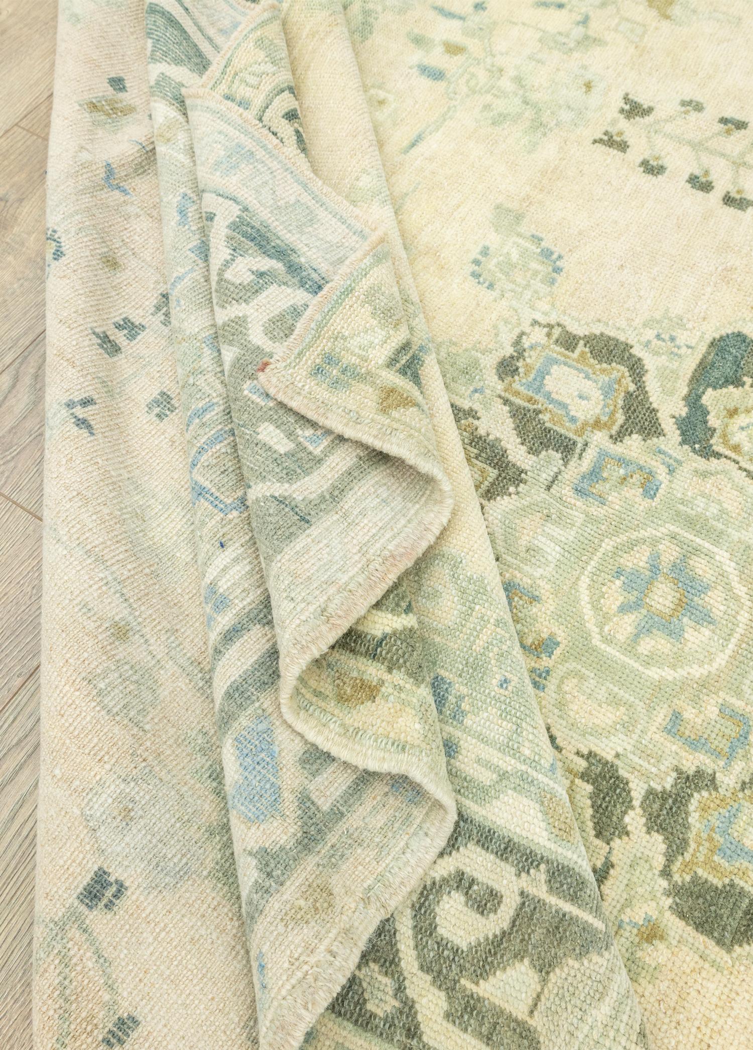 Soho Antiq-Asmira Madalyon Desenli El Dokuma Halı 170x234 Cm-Halı-6-Milagron.com