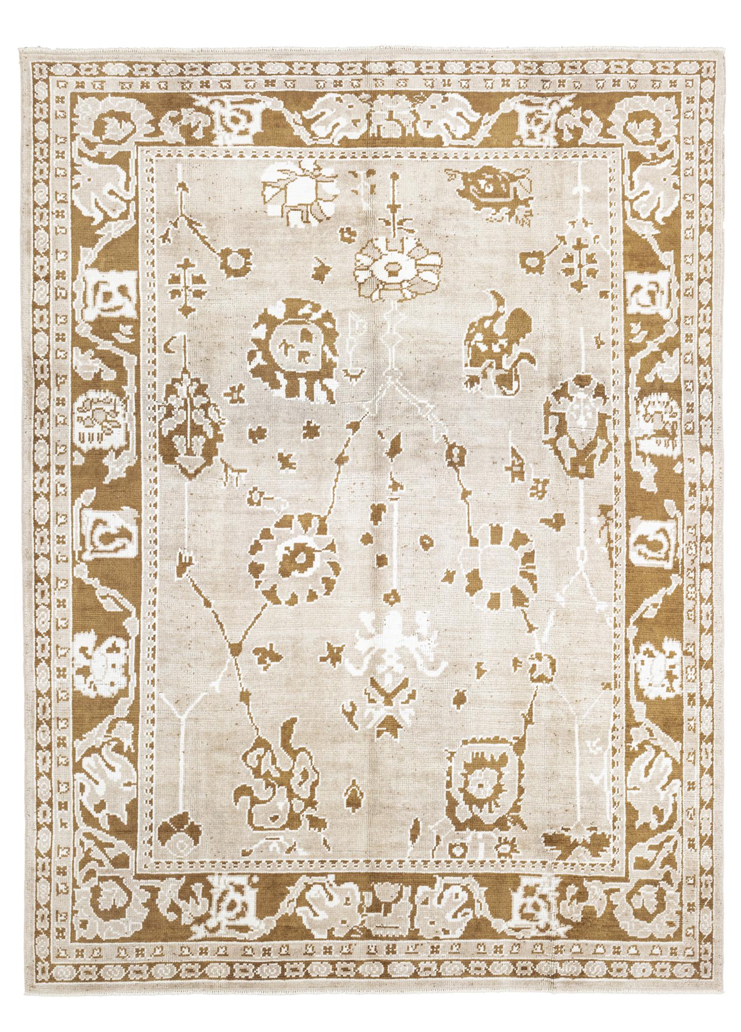 Soho Antiq-Bach Rustik Uşak Desenli Yün Halı 290x385 Cm-Halı-1-Milagron.com