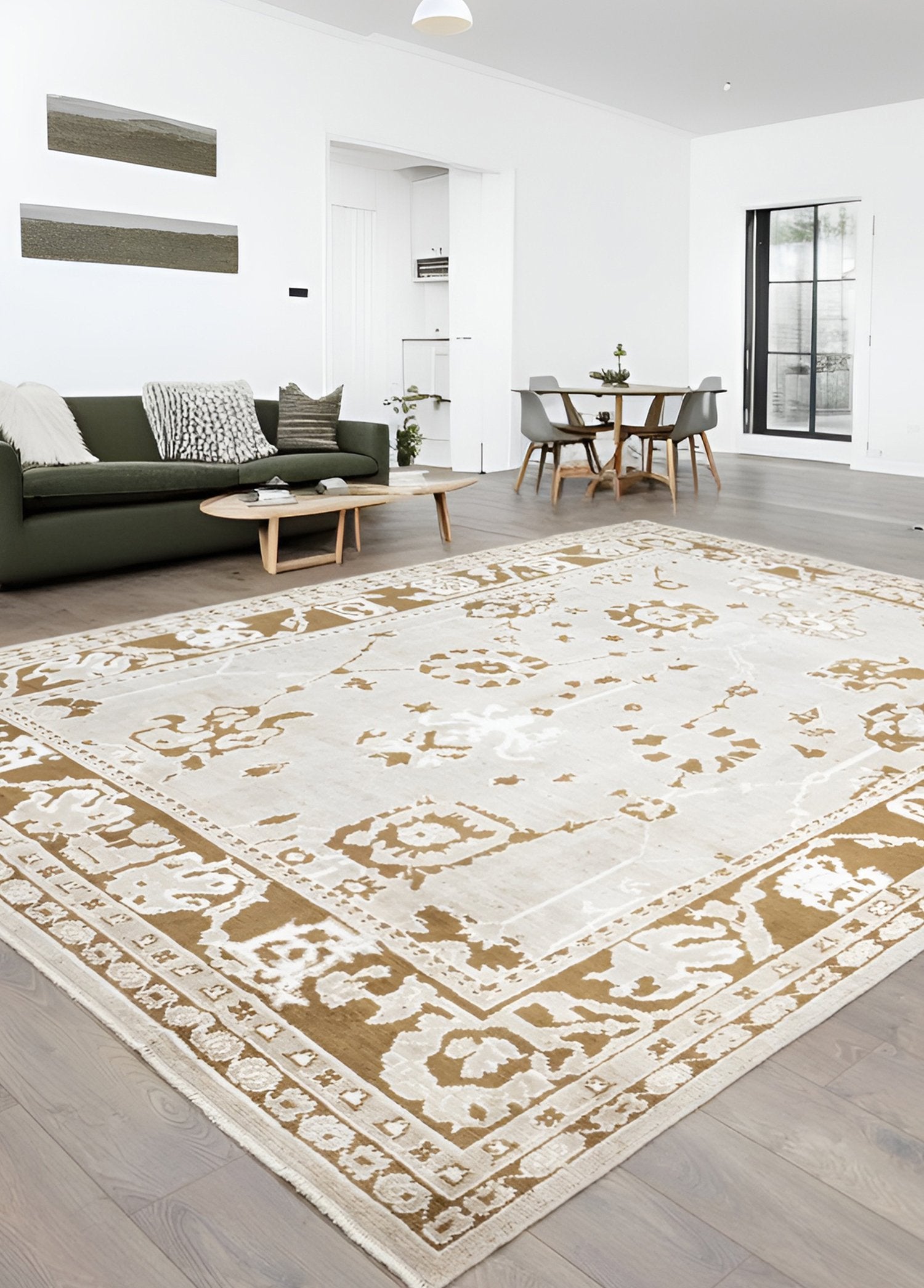 Soho Antiq-Bach Rustik Uşak Desenli Yün Halı 290x385 Cm-Halı-2-Milagron.com