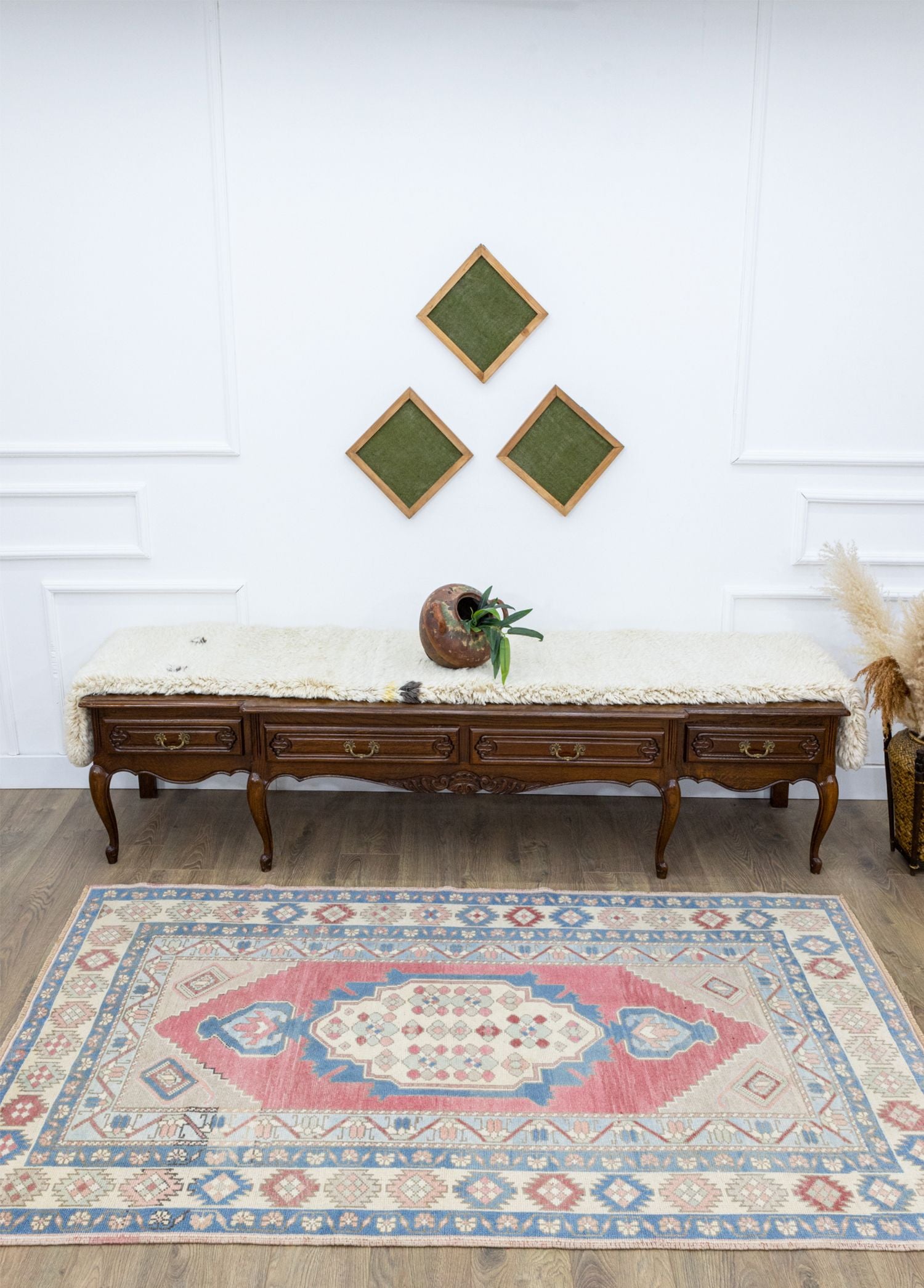 Soho Antiq-Bala Renkli El Dokuma Taşpınar Halısı 133x222 Cm-Halı-2-Milagron.com