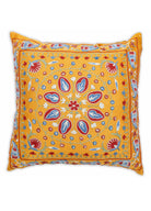 Soho Antiq-Belek çiçek Desenli Suzani Kırlent 50x50 Cm-Yastık-1-Milagron.com