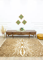 Soho Antiq-Belen Soyut Tasarımlı El Dokuma Shaggy Halı 167x232 Cm-Halı-2-Milagron.com