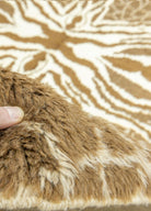 Soho Antiq-Belen Soyut Tasarımlı El Dokuma Shaggy Halı 167x232 Cm-Halı-4-Milagron.com