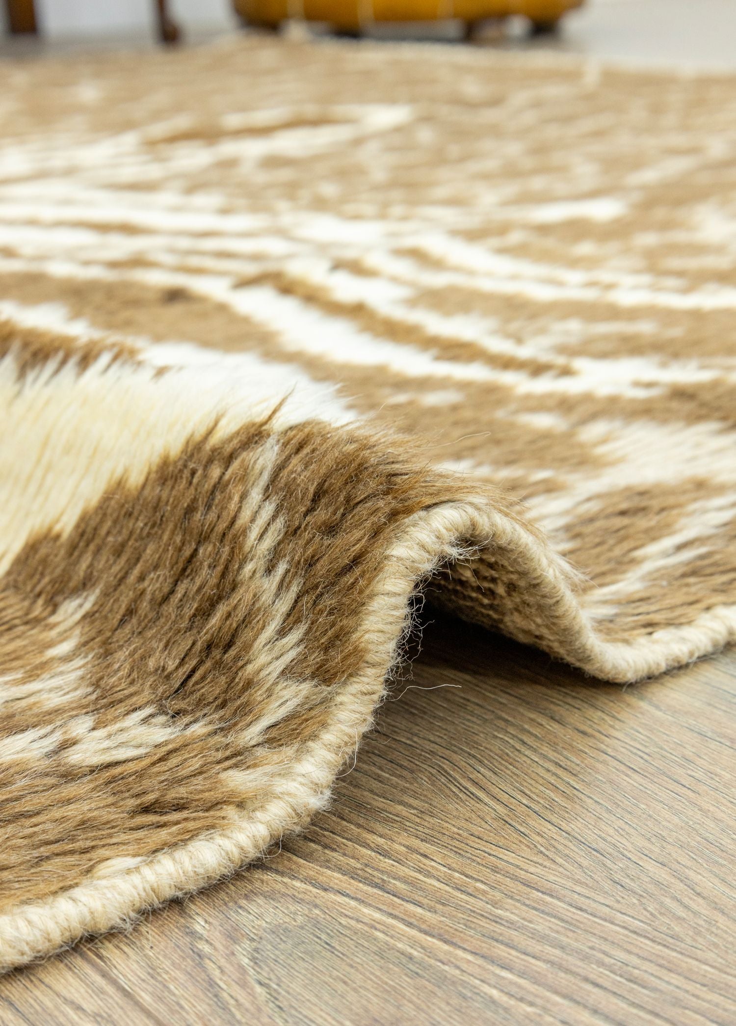 Soho Antiq-Belen Soyut Tasarımlı El Dokuma Shaggy Halı 167x232 Cm-Halı-5-Milagron.com