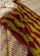 Soho Antiq-Beyreli Etnik Desenli El Dokuma Yün Halı 120x132 Cm-Halı-7-Milagron.com