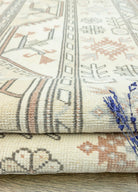 Soho Antiq-Beytus El Dokuma Krem Milas Halısı 199x294 Cm-Halı-4-Milagron.com