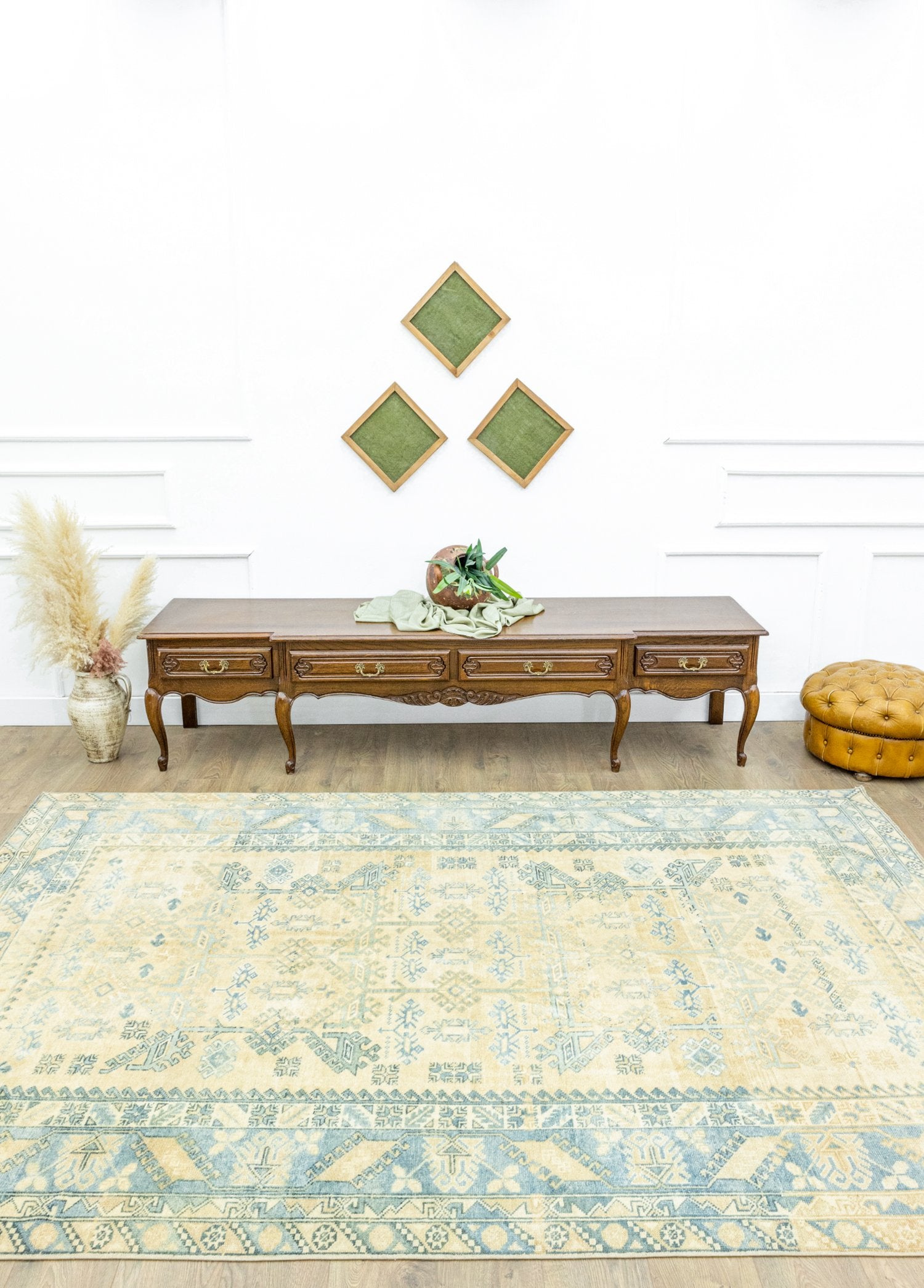 Soho Antiq-Boraz Abrajlı Döşemealtı El Dokuma Halı 207x294 Cm-Halı-2-Milagron.com