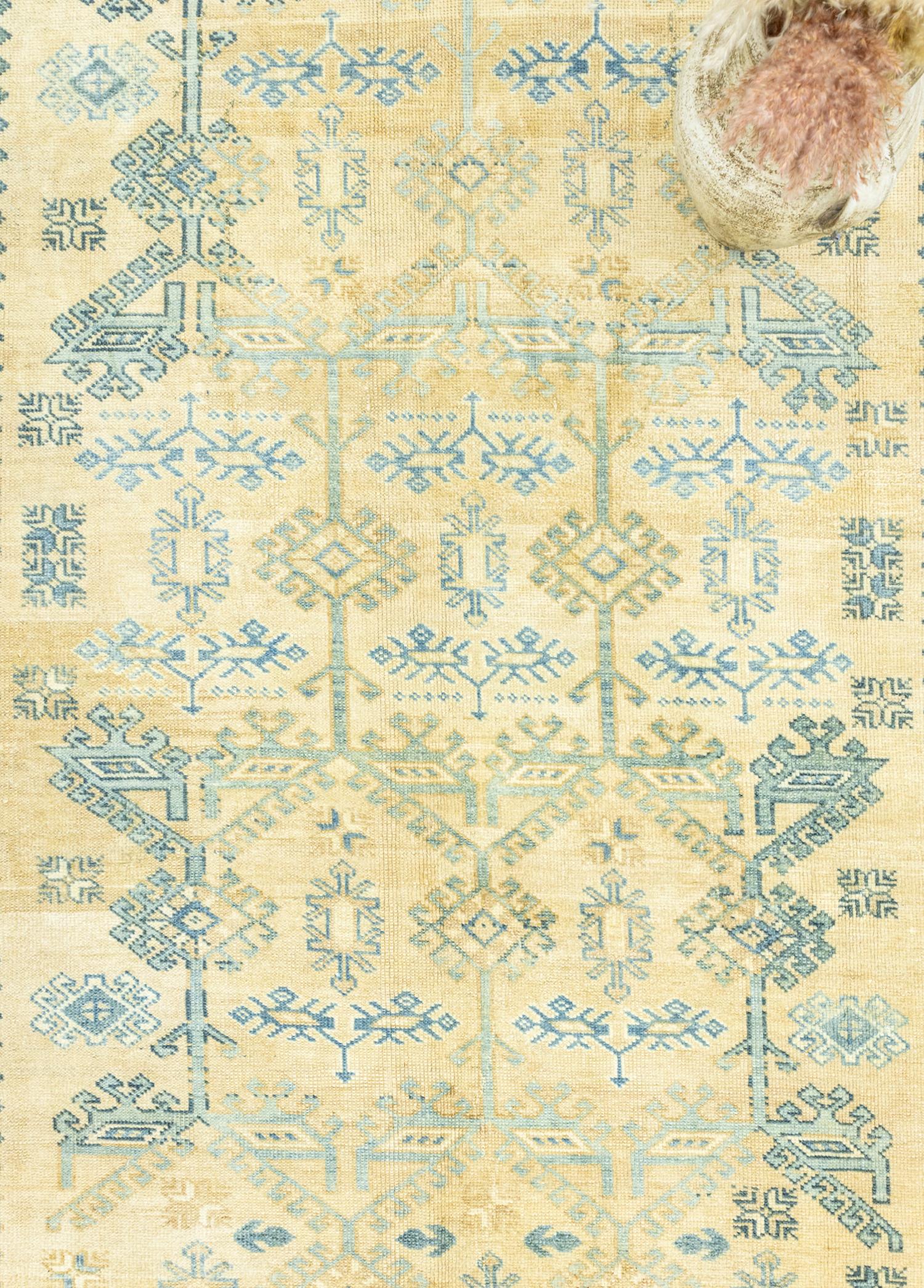 Soho Antiq-Boraz Abrajlı Döşemealtı El Dokuma Halı 207x294 Cm-Halı-3-Milagron.com