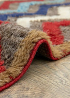 Soho Antiq-Buke Geometrik Desenli El Dokuma Yün Halı 94x160 Cm-Halı-4-Milagron.com