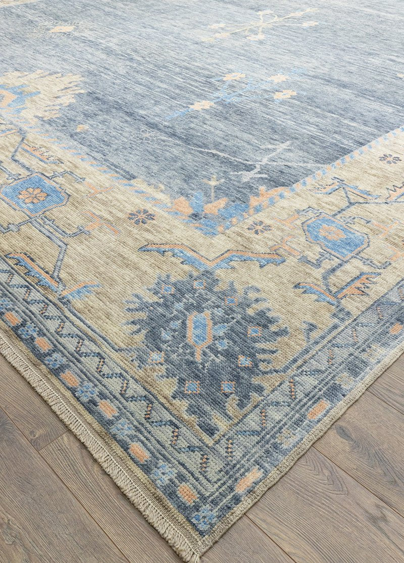 Soho Antiq-Burma El Dokuması Modern Uşak Halısı 388x560 Cm-Halı-3-Milagron.com