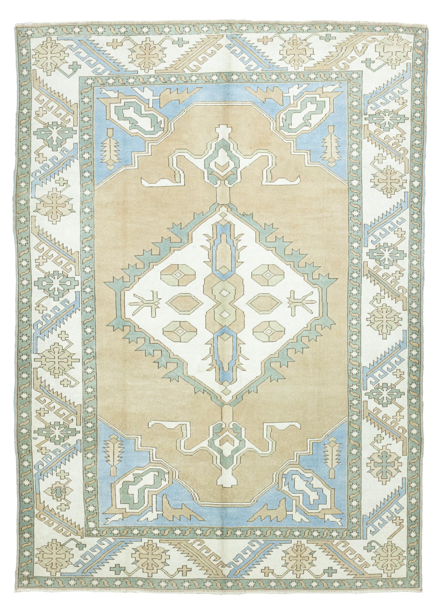 Soho Antiq-Cehrom Rustik Tarz El Dokuma Halı 211x300 Cm-Halı-1-Milagron.com