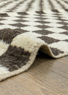 Soho Antiq-Cidal Damalı Büyük El Dokuma Yün Halı 305x436 Cm-Halı-5-Milagron.com