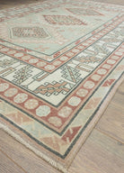 Soho Antiq-Cilo Geometrik Desenli El Dokuma Yün Halı 130x192 Cm-Halı-3-Milagron.com