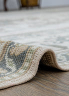 Soho Antiq-Coten Geleneksel Taşpınar Desenli El Dokuma Halı 195x352 Cm-Halı-5-Milagron.com