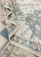 Soho Antiq-Coten Geleneksel Taşpınar Desenli El Dokuma Halı 195x352 Cm-Halı-6-Milagron.com