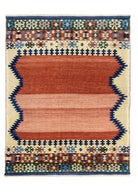 Soho Antiq-Dalen Etnik Desenli El Dokuma Yün Halı Kilim 110x142 Cm-Halı-1-Milagron.com