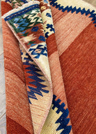 Soho Antiq-Dalen Etnik Desenli El Dokuma Yün Halı Kilim 110x142 Cm-Halı-6-Milagron.com