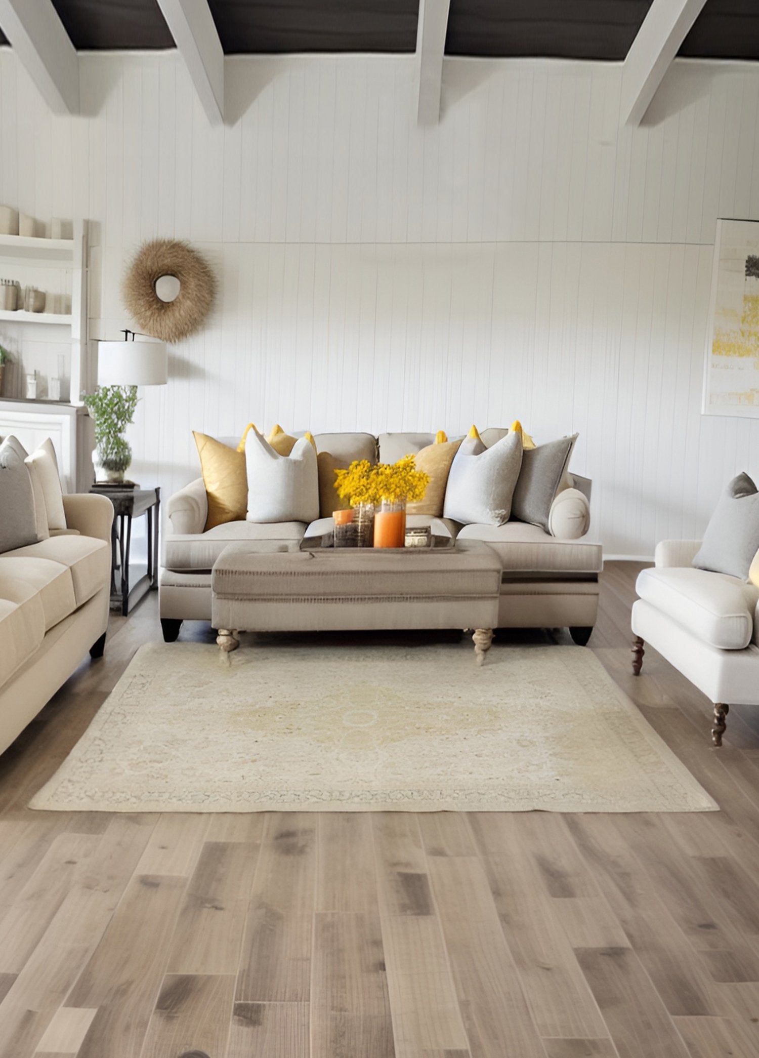 Soho Antiq-Daria çiçek Desenli El Dokuma Ladik Halısı 190x316 Cm-Halı-2-Milagron.com