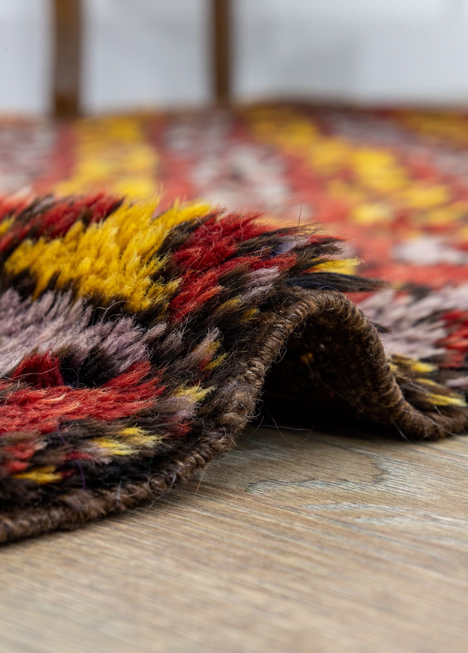 Soho Antiq-Dirse İlkel Motifli El Dokuma Renkli Yün Halı 117x177 Cm-Halı-4-Milagron.com