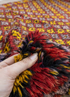 Soho Antiq-Dirse İlkel Motifli El Dokuma Renkli Yün Halı 117x177 Cm-Halı-5-Milagron.com