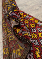 Soho Antiq-Dirse İlkel Motifli El Dokuma Renkli Yün Halı 117x177 Cm-Halı-6-Milagron.com