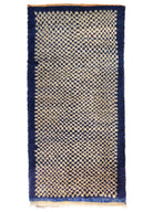 Soho Antiq-Dolf Dama Desenli Yün El Dokuma Tülü Halı 140x287 Cm-Halı-1-Milagron.com