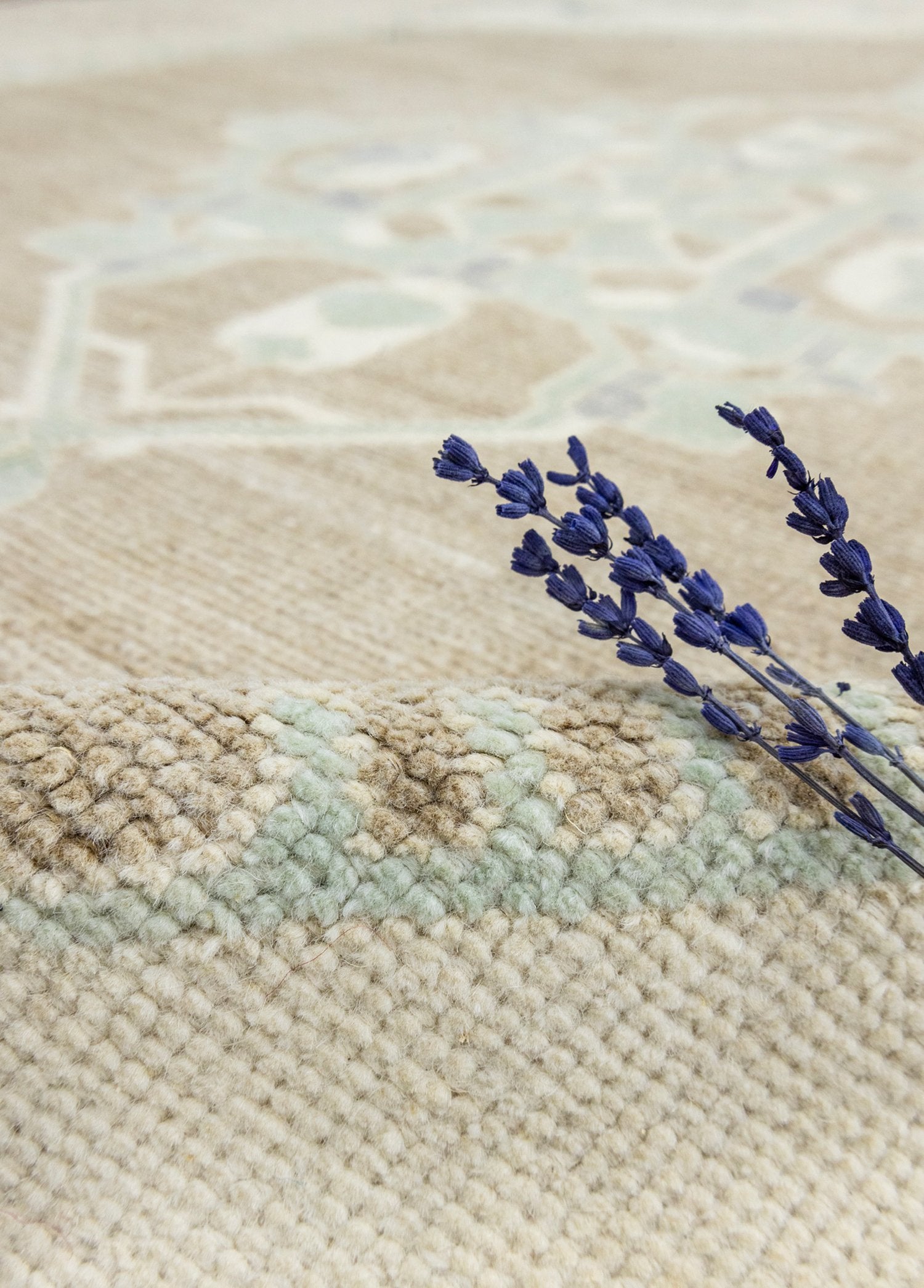 Soho Antiq-Edra Madalyon Desenli Yün Halı 148x228 Cm-Halı-4-Milagron.com