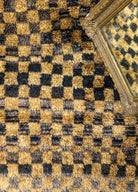 Soho Antiq-Efil Dama Desenli El Dokuma Yumuşak Tüylü Yün Halı 73x124 Cm-Halı-3-Milagron.com