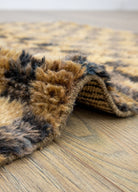 Soho Antiq-Efil Dama Desenli El Dokuma Yumuşak Tüylü Yün Halı 73x124 Cm-Halı-5-Milagron.com