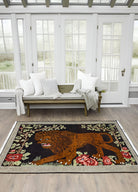 Soho Antiq-Elnara Aslan Figürlü El Dokuma Karabağ Kilimi 170x270 Cm-Halı-2-Milagron.com