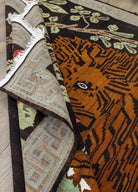 Soho Antiq-Elnara Aslan Figürlü El Dokuma Karabağ Kilimi 170x270 Cm-Halı-6-Milagron.com