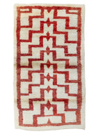 Soho Antiq-Erim Geometrik Desenli Yün Tülü Halı 111x196 Cm-Halı-1-Milagron.com