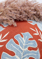 Soho Antiq-Esil Yaprak Desenli Suzani Yastık 50x50 Cm-Yastık-4-Milagron.com