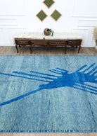 Soho Antiq-Faralya Mavi Figürlü Tülü El Dokuma Yün Halı 278x443 Cm-Halı-2-Milagron.com