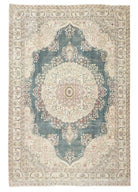 Soho Antiq-Fasa Madalyon Desenli El Dokuma Ladik Halısı 239x353 Cm-Halı-1-Milagron.com