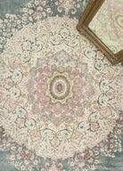 Soho Antiq-Fasa Madalyon Desenli El Dokuma Ladik Halısı 239x353 Cm-Halı-3-Milagron.com