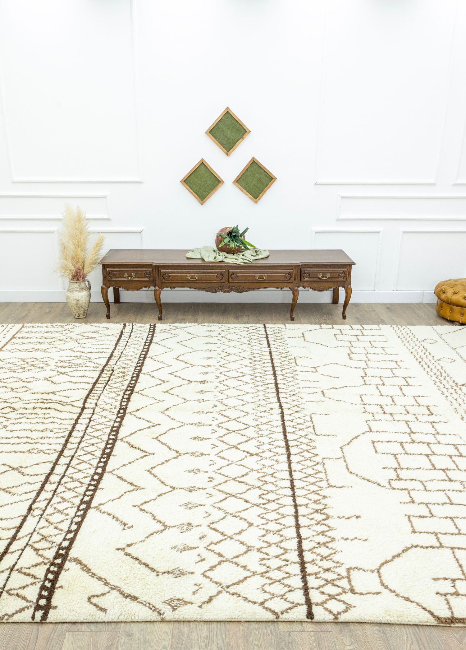 Soho Antiq-Fergana Moroccan Tarzı Yün Shaggy Halı 306x447 Cm-Halı-2-Milagron.com